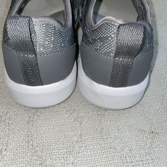 Vionic Women’s Athleisure Mary Jane’s Size 7 M Gray Fabric Active Comfort Casual - Picture 10 of 12